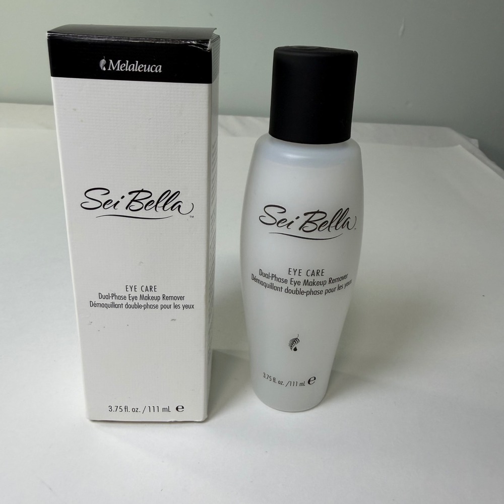 Melaleuca Sei Bella Dual-Phase Eye‎ Makeup Remover 3.75 floz 111 mL No Fragrance